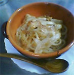 釜揚げうどんのレシピ『うどんグラタン』