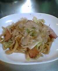 ペッパーポーク焼きうどん